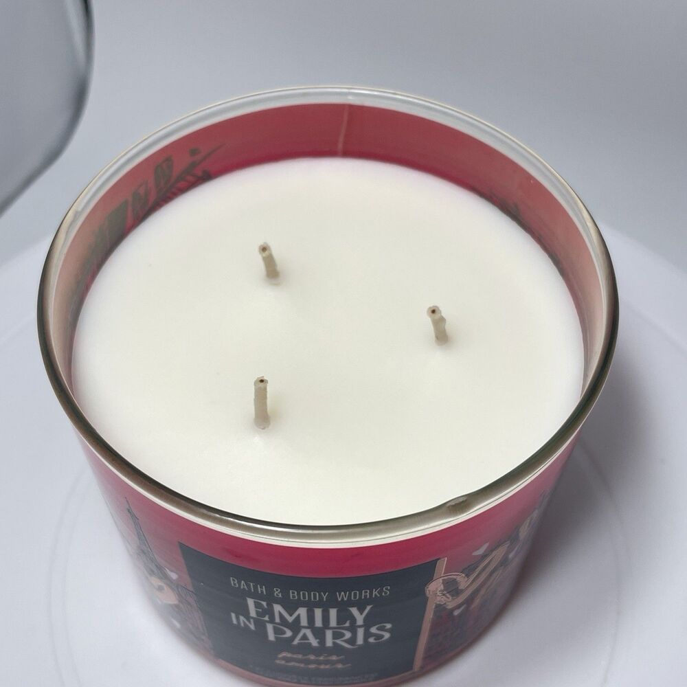 Bath & Body Works Emily in Paris "Paris Amour" 3-Wick Candle 14.5 oz New - Picture 4 of 5